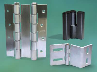 Hinges in many different styles and finishes