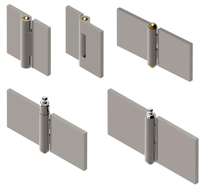 Profile Steel Hinges